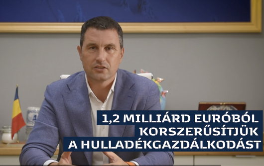Tánczos Barna: 1,2 milliárd euróból korszerűsítjük a hulladékgazdálkodást Tánczos Barna: 1,2 milliárd euróból korszerűsítjük a hulladékgazdálkodást